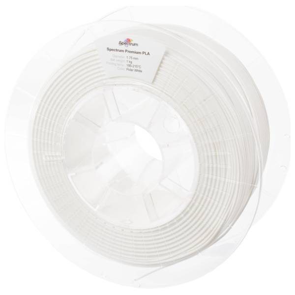 SPECTRUM PLA Premium 2kg Polar White 1,75mm 3D filament