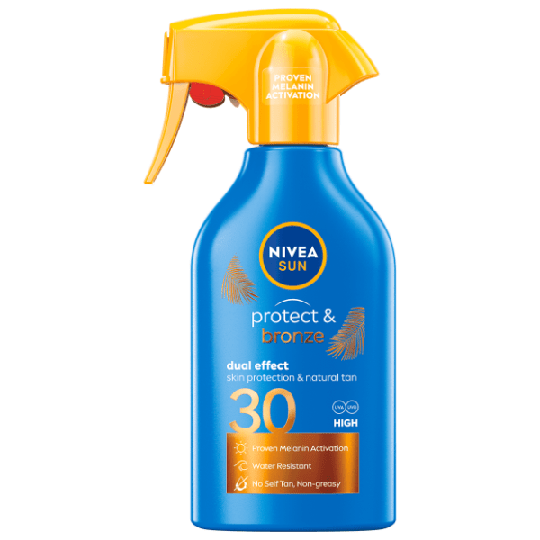 Sprej za zaštitu od sunca NIVEA protect&bronze SPF 30 250ml