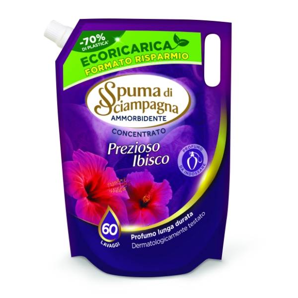 SPUMA DI SCIAMPAGNA Prezioso ibisco omekšivač 60 pranja (1,2l)