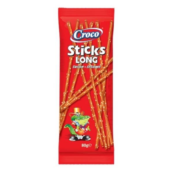 Štapići CROCO slani dugi susam 80g
