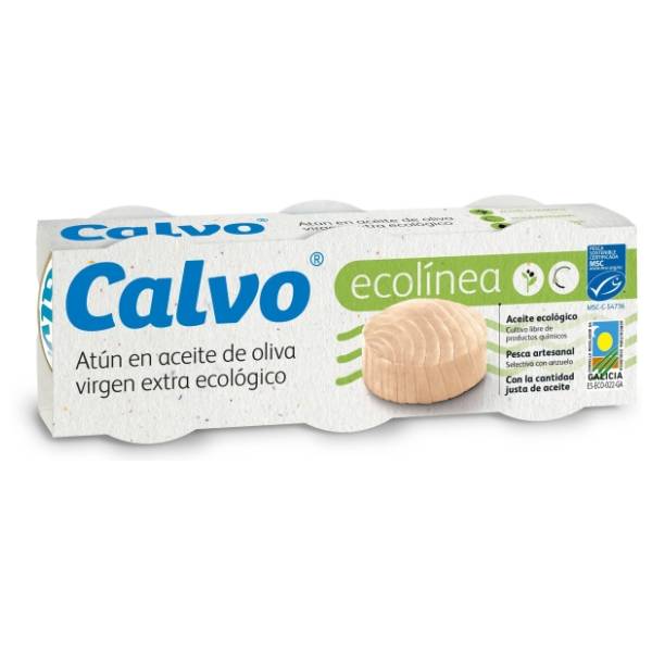 Tuna CALVO komadi u extra virgine maslinovom ulju 3x65g