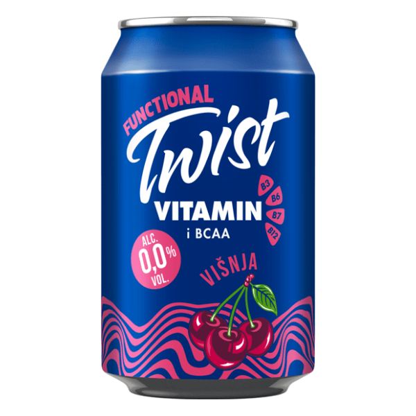 TWIST višnja 0% 0,33l