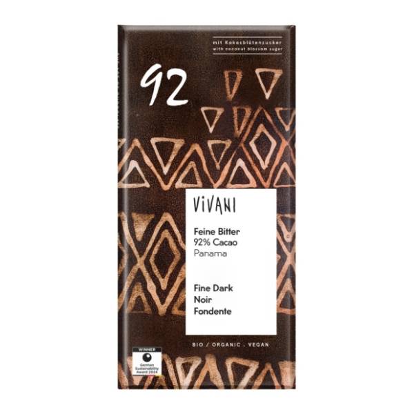 VIVANI crna čokolada 92% 100g