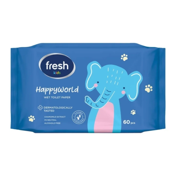 Vlažni toalet papir FRESH Kids 60kom