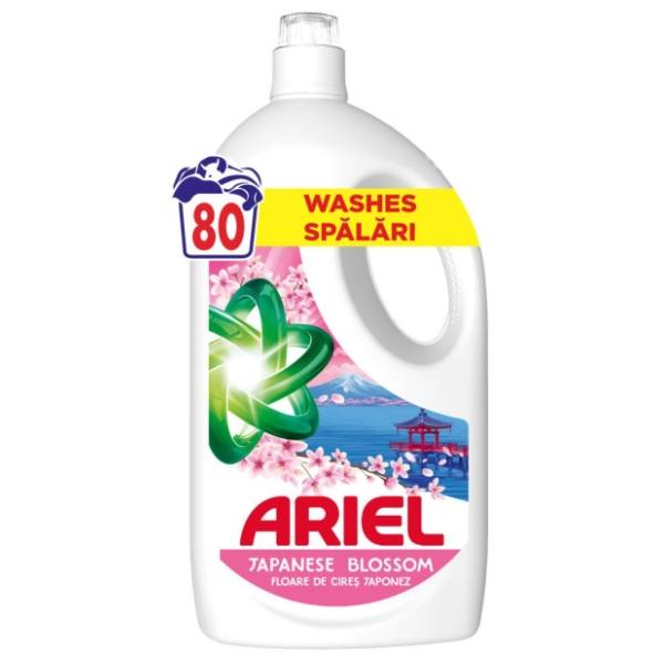 ARIEL Japanese blossom tečni deterdžent 80 pranja (3,6l)