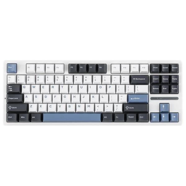 AULA tastatura F87 W/B
