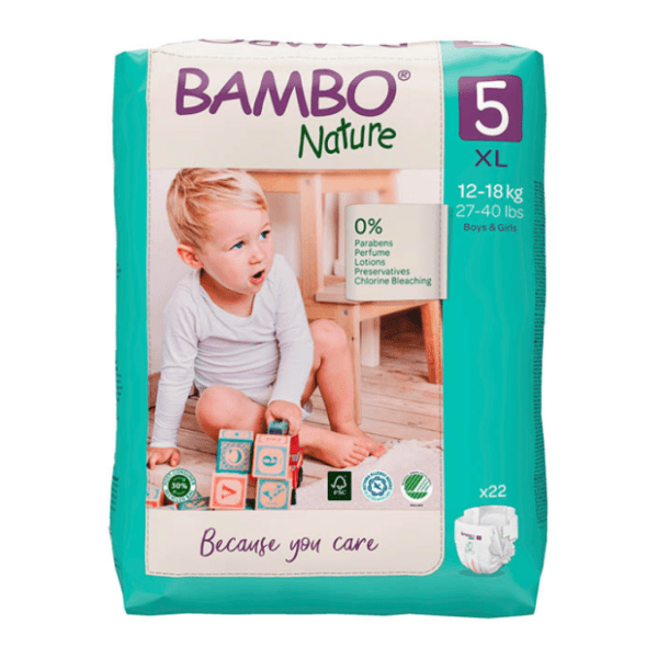 BAMBO pelene Nature Eco 5 22kom