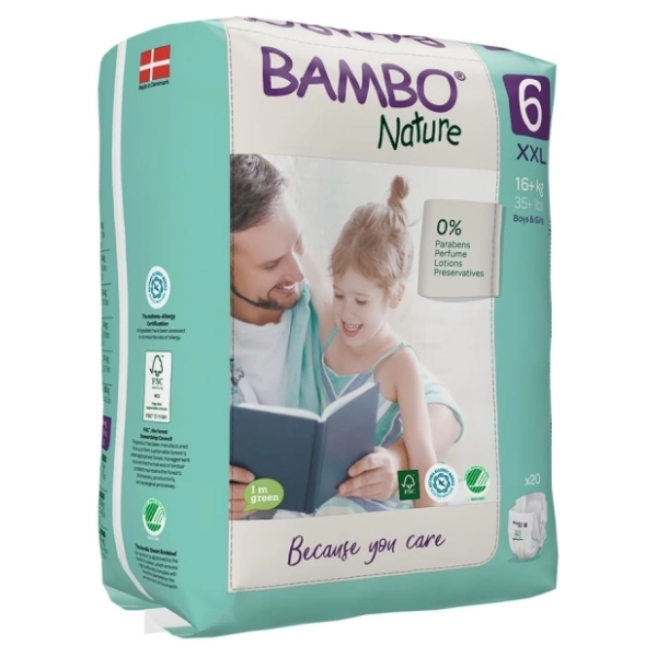 BAMBO pelene Nature Eco 6 20kom