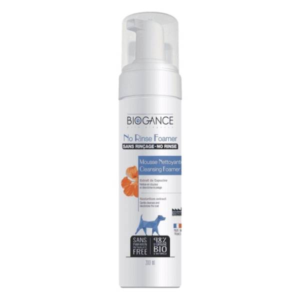 BIOGANCE No rinse dog foamer pena za suvo kupanje 200ml