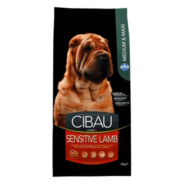 CIBAU Medium & maxi sensitive hrana za pse jagnjetina 12kg
