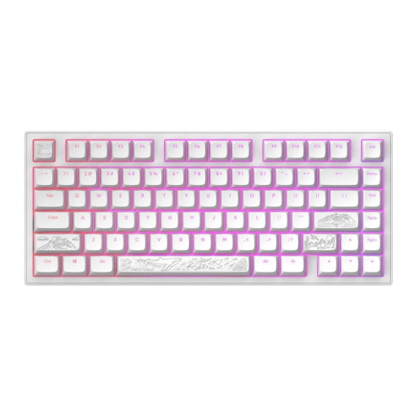 DARK PROJECT tastatura ALU Terra Nostra White (ANSI)
