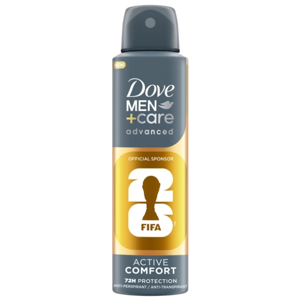 Dezodorans DOVE Men+ care active comfort Fifa 150ml