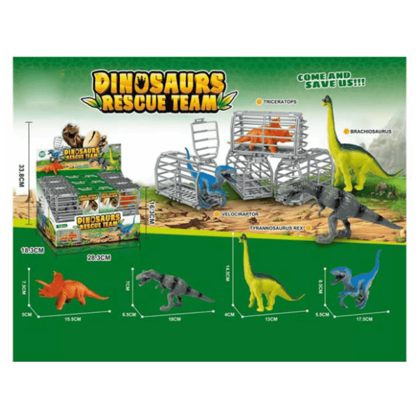 Dinosarusi u kavezu GENERIKA 1kom
