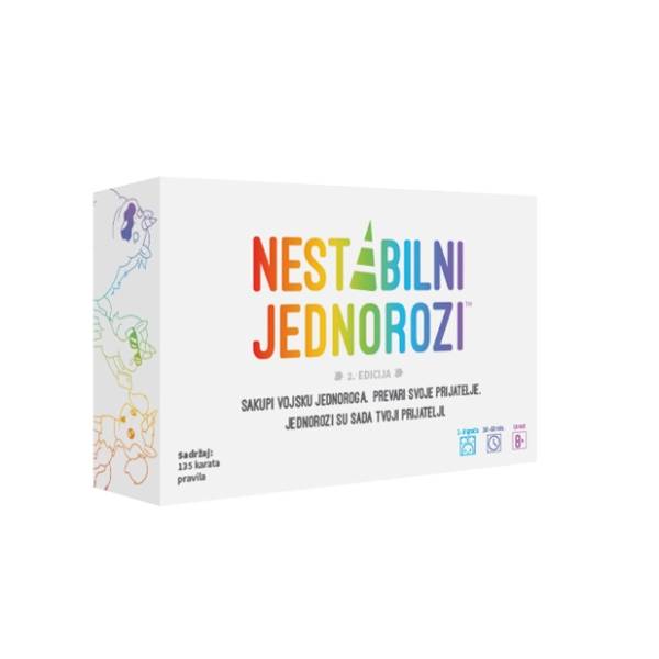 Društvena igra Nestabilni jednorozi
