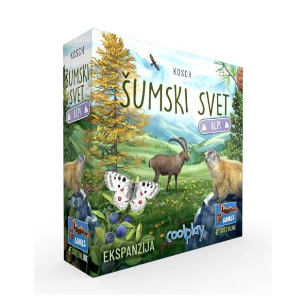 Društvena igra Šumski svet expansion Alpi LOOKOUT GAMES