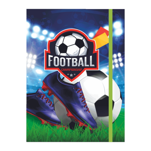 Fascikla sa gumom A5 OPTIMUM 3D Box football