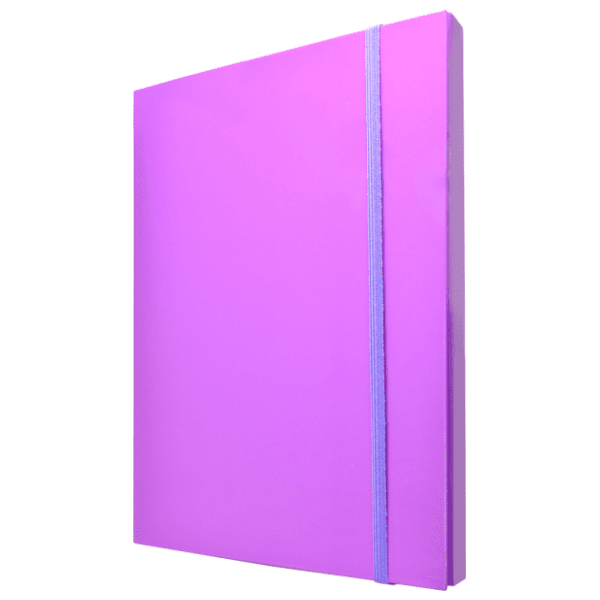 Fascikla sa gumom OPTIMUM 3D Box lila