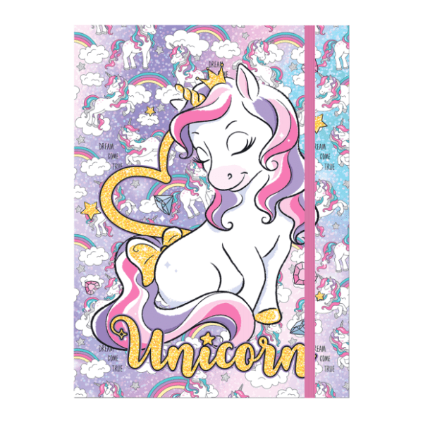 Fascikla sa gumom OPTIMUM 3D Unicorn