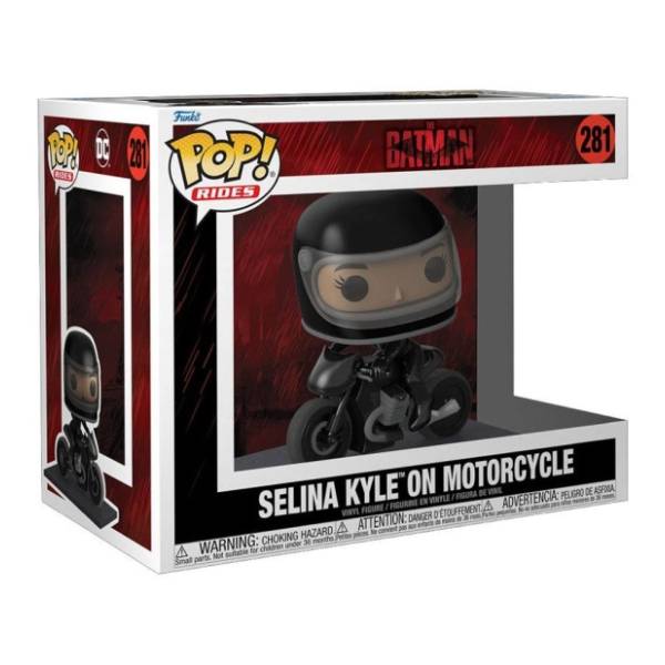Figura Selina On Motorcycle The Batman FUNKO