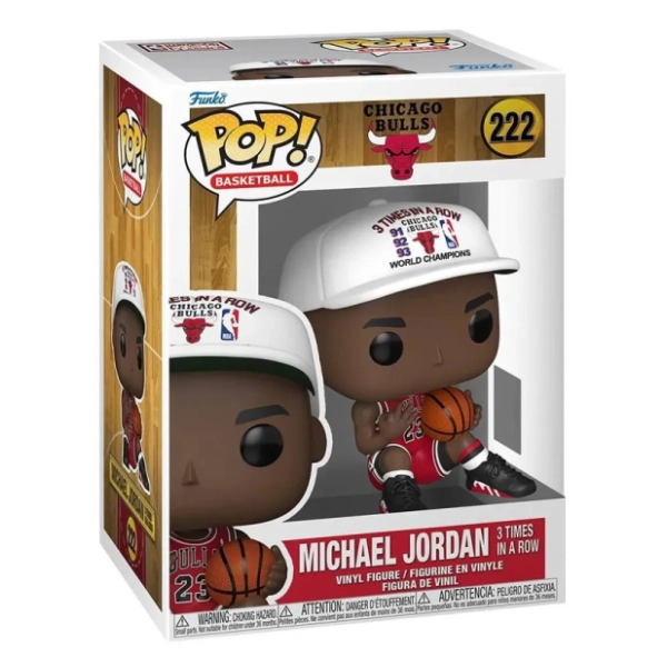 Figura Michael Jordan 3x in a row Chicago Bulls NBA FUNKO