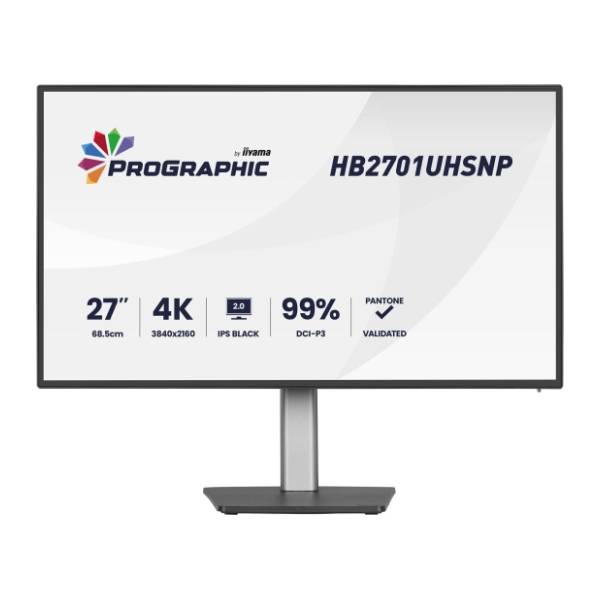 IIYAMA monitor 27'' IPS Black 2.0 4K ProGraphic HB2701UHSNP-B1