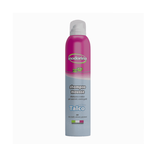 INDORINA Mousse talcum šampon za suvo pranje 300ml