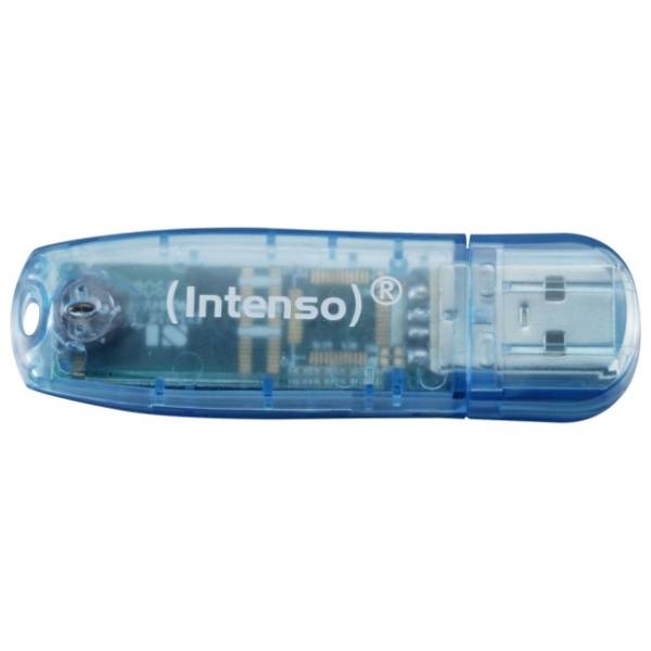 INTENSO USB flash memorija 4GB Rainbow Line plava