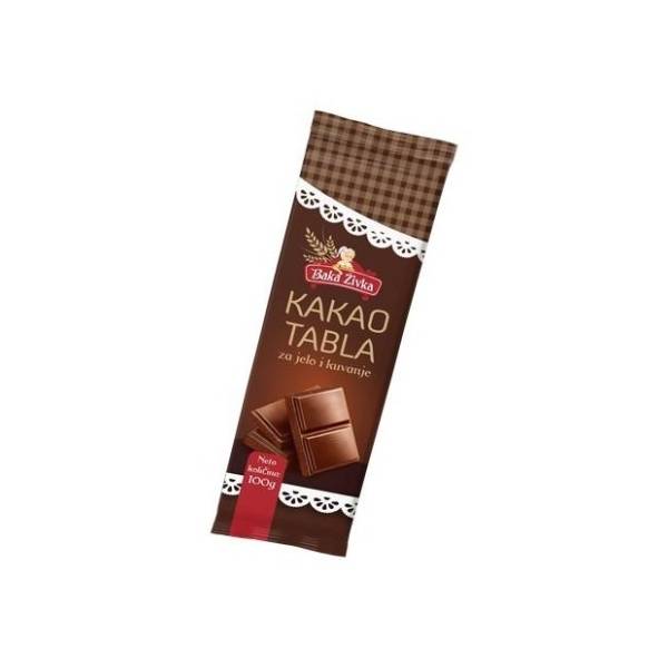 Kakao tabla BAKA ŽIVKA 100g