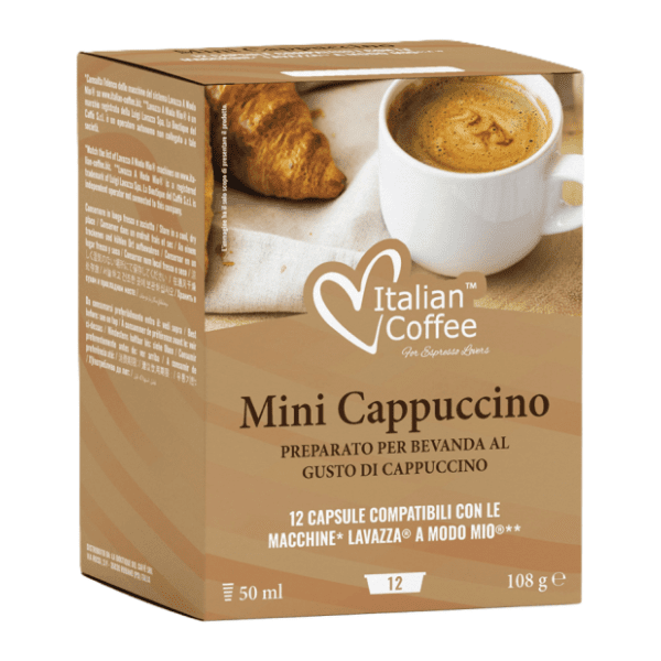 Kapsule ITALIAN COFFEE A Modo Mio mini Cappuccino 12kom
