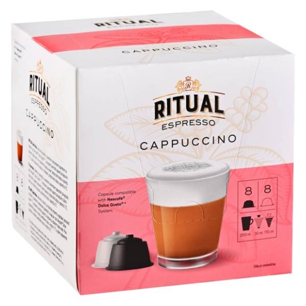 Kapsule RITUAL cappuccino 164g 16kom