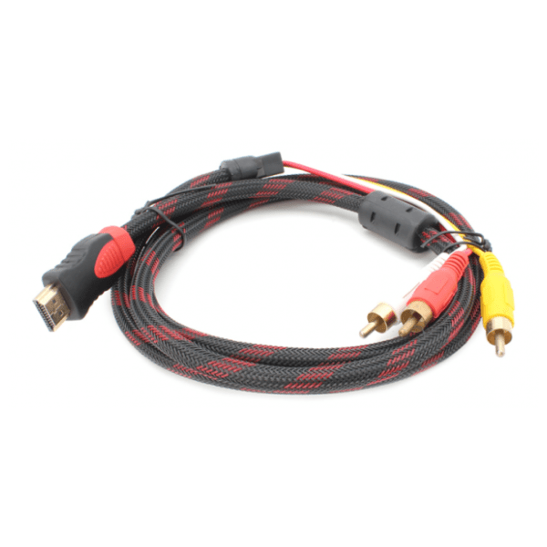 Konverter kabl HDMI na 3x RCA (m/m) 1.5m