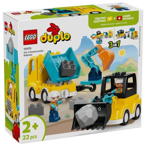 LEGO DUPLO građevinska vozila 3u1 10475