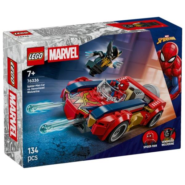 LEGO Marvel Spajdermenov auto protiv Vulverina 76336