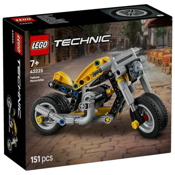 LEGO Technic žuti motocikl 42225