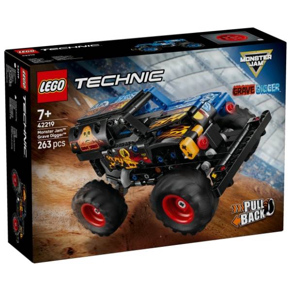 LEGO Tehnic Monster Jam Grave Digger vatra i led 42219