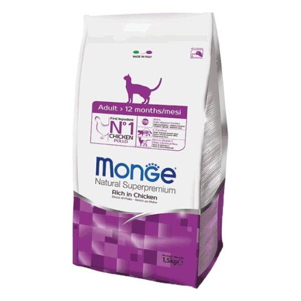MONGE Adult hrana za odrasle mačke piletina 400g
