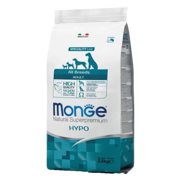 MONGE All breeds hypoallergenic hrana za pse losos tuna 2,5kg