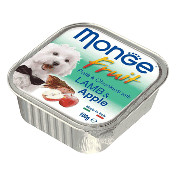 MONGE Fruit hrana za pse jagnjetina i jabuka 100g