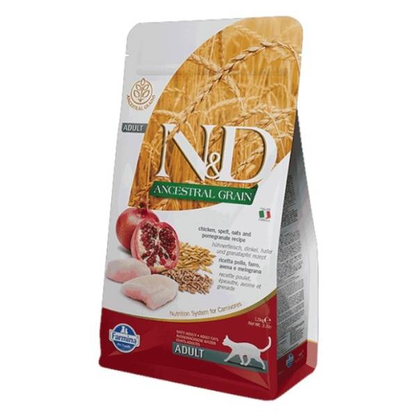N&D Low grain hrana za sterilisane mačke piletina nar 10kg