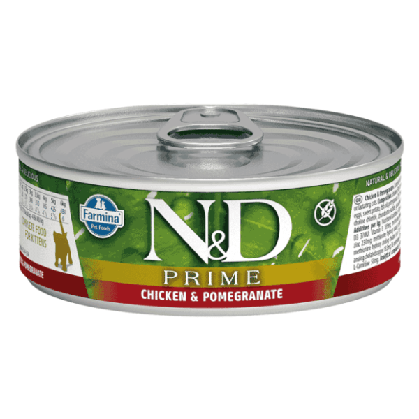 N&D Prime hrana za mačiće nar i piletina 80g