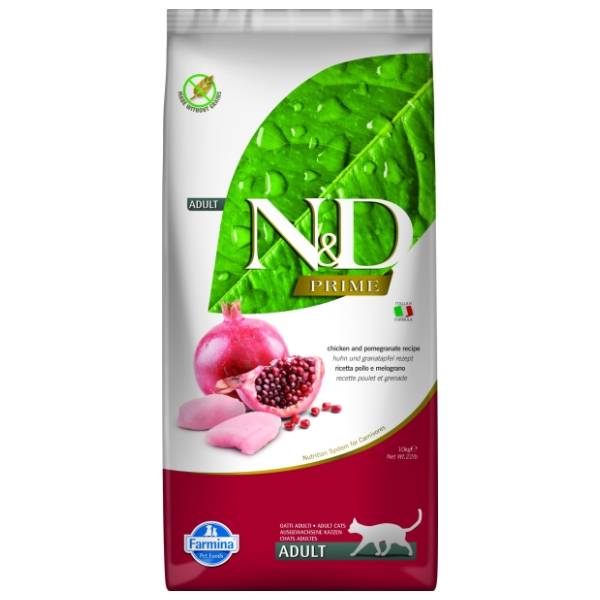N&D Prime hrana za odrasle mačke piletina i nar 10kg