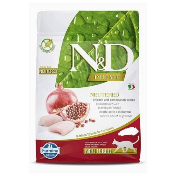 N&D Prime hrana za odrasle mačke piletina i nar 5kg