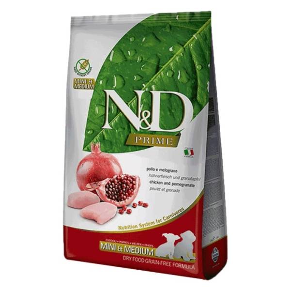 N&D Prime mini medium puppy hrana za pse piletina i nar 7kg