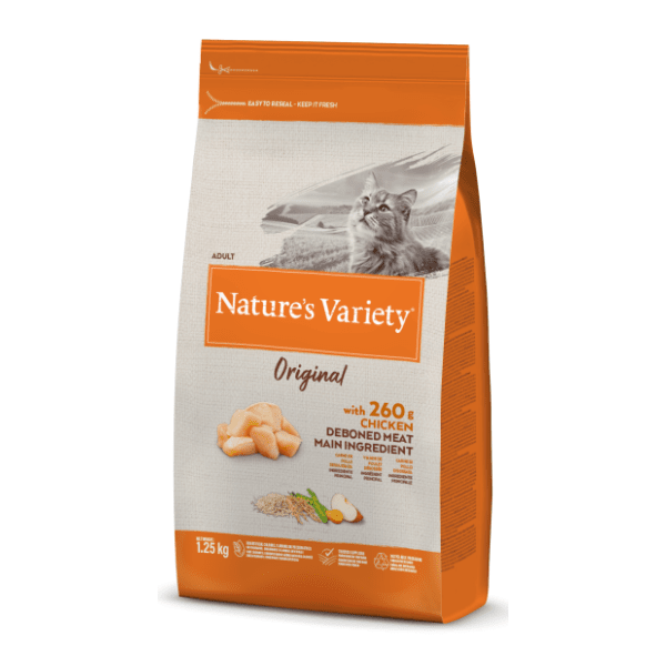 NATURES VARIETY Original gain hrana za mačke piletina 1,25kg