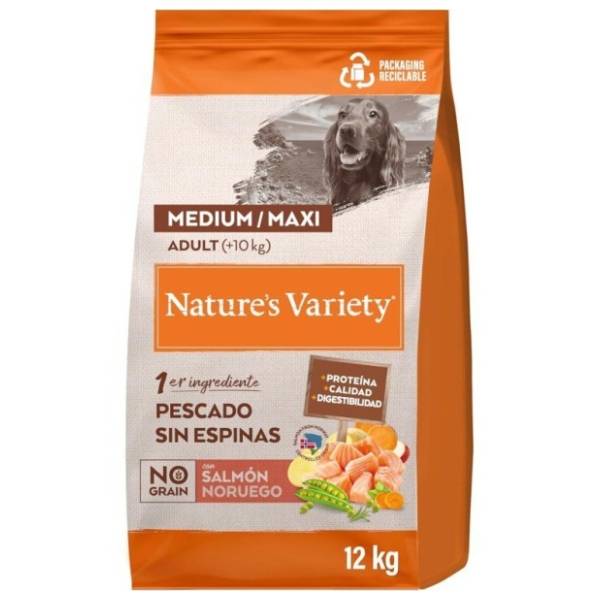 NATURES VARIETY Original maxi medium adult losos 12kg