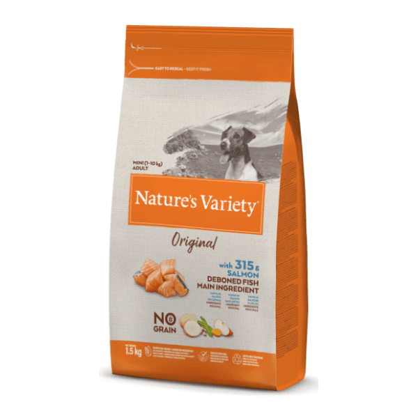 NATURES VARIETY Original mini adult hrana za pse losos 7kg