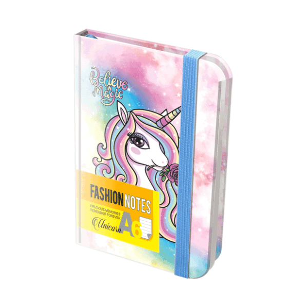 Notes sa lastišem A6 OPTIMUM Fashion unicorn