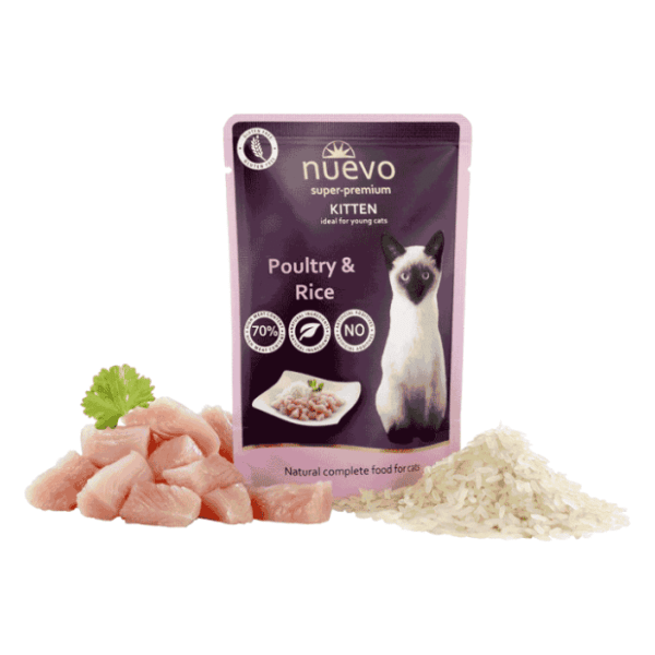 NUEVO Kitten hrana za mačiće živina i pirinač 80g