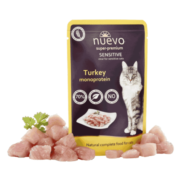 NUEVO Monoprotein grain free hrana za mačke ćuretina 80g