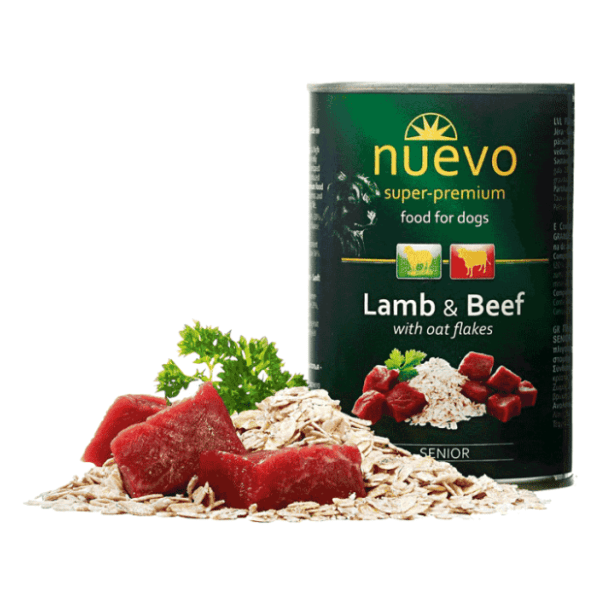 NUEVO Senior hrana za pse jagnjetina i govedina 400g